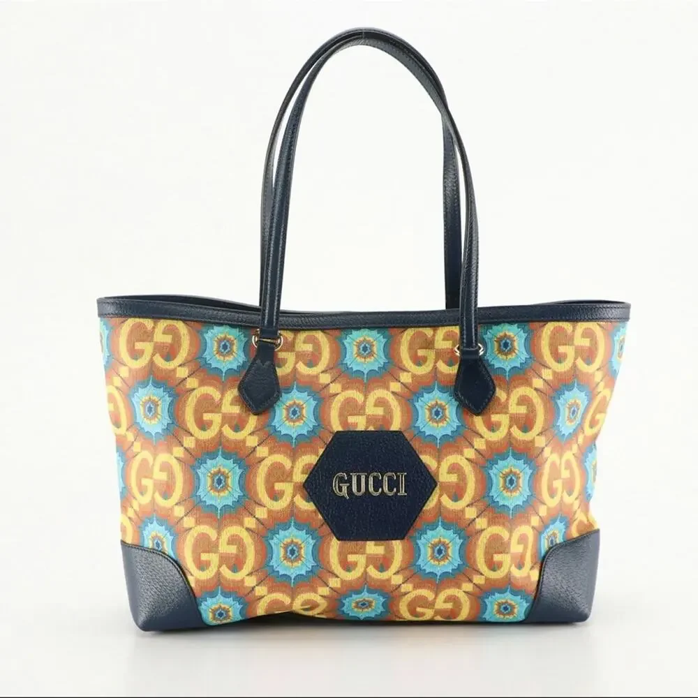 Gucci 100 Ophidia Tote Bag Multicolor Kaleidoscope Limited Edition, Rare EUC